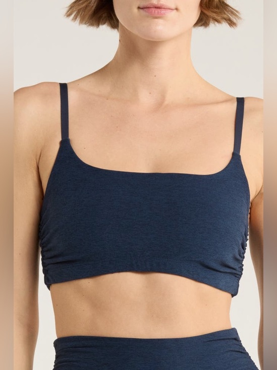 Beyond Yoga Other - Beyond Yoga Space Dye Raise the Barre Shirred Sports Bra